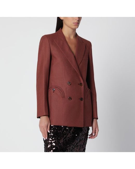 Blazé Milano Red Double-Breasted Jacket