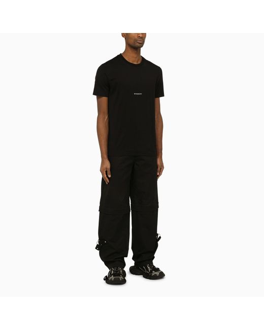 Givenchy Black Trousers With Removable Bottoms for men