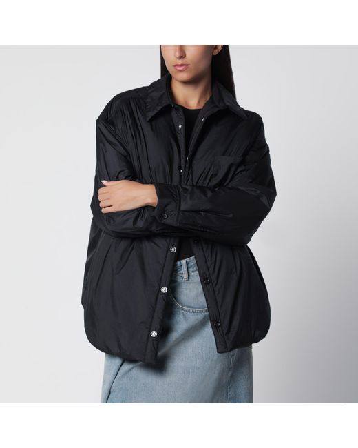 Maison Margiela Black Oversized Padded Jacket
