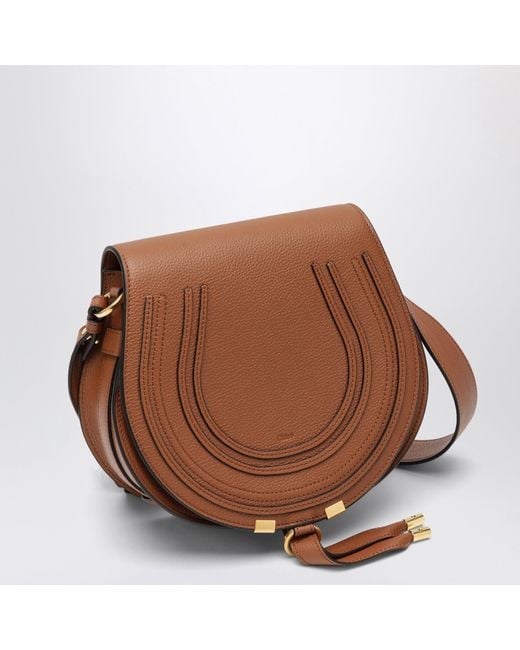 Chloé Brown Saddle Marcie Bag
