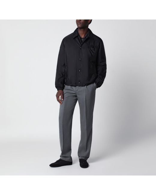 Prada Black Re-Nylon Blouson Jacket for men