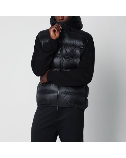Moncler Black Nylon-Padded Panestrel Waistcoat for men