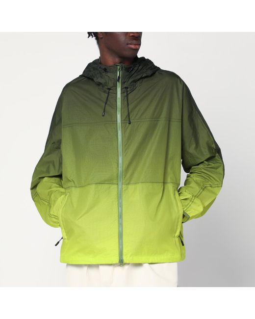 Purple Mountain Observatory Green Breeze Lime-Coloured Nylon Jacket for men