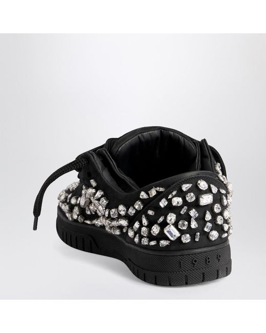 1989 STUDIO Black Skate Sneaker Crystals for men