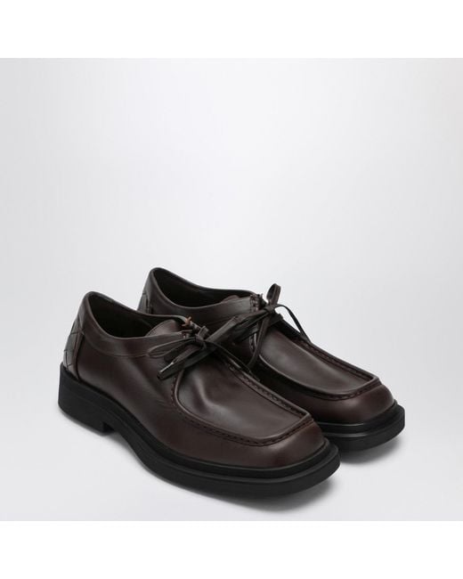 Bottega Veneta Black Ben Lace-Up Shoes for men