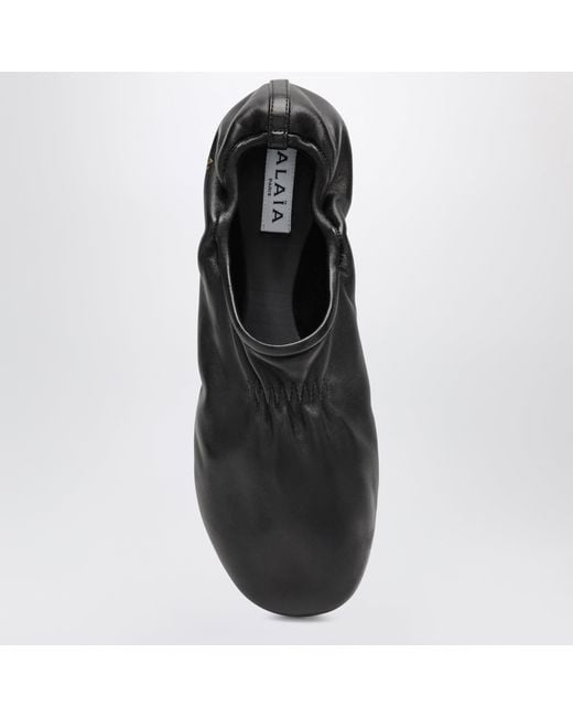 Alaïa Black Soft Slippers