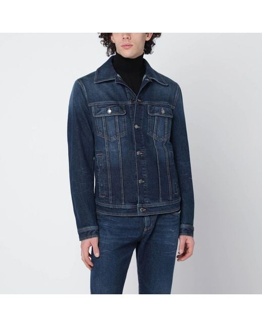 Dolce & Gabbana Blue Denim Jacket for men