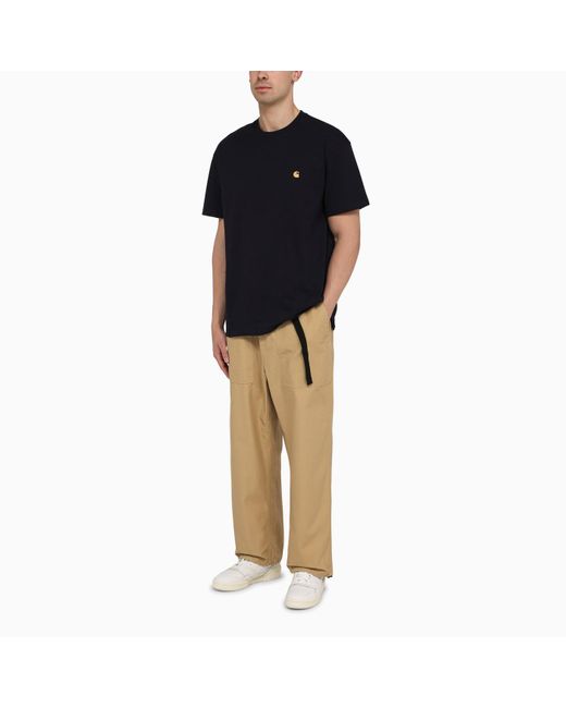 Carhartt Natural Hayworth Pant Bourbon In Cotton Twill for men