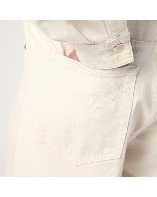 Bermuda color burro in denim di FRAME in Natural