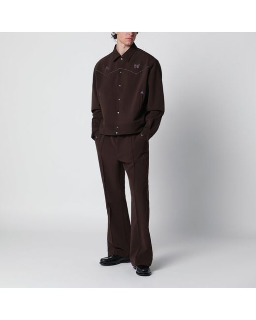 Needles Black Piping Cowboy Jacket for men