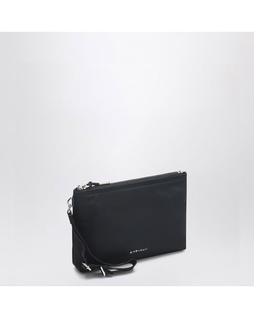 Pochette voyou nera in nylon di Givenchy in Black da Uomo