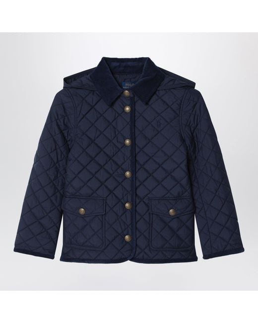 Polo Ralph Lauren Blue Quilted Barn Jacket