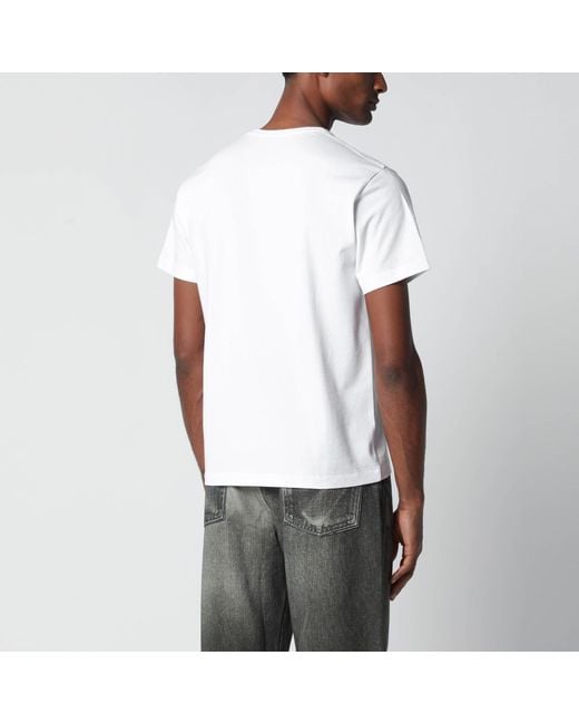J.W. Anderson White Cotton T-Shirt for men