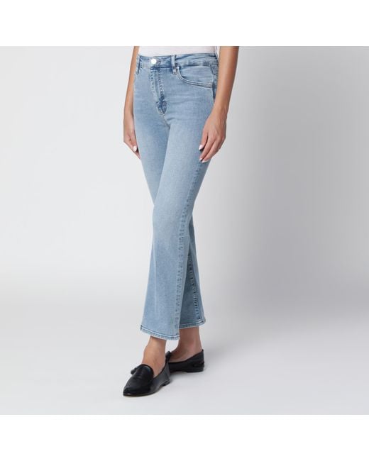 FRAME Blue The Reboot Crop Jeans