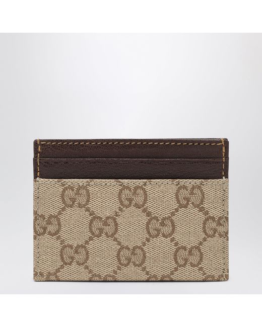 Gucci Brown Essence Classic Card Holder for men