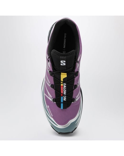Salomon Purple Xt-6 Gore-Tex Concord Grape/Stormy Weather Sneakers for men
