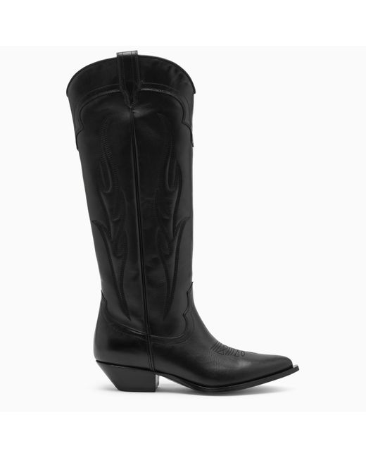 Sonora Boots Roswell High Boots In Leather in Black | Lyst