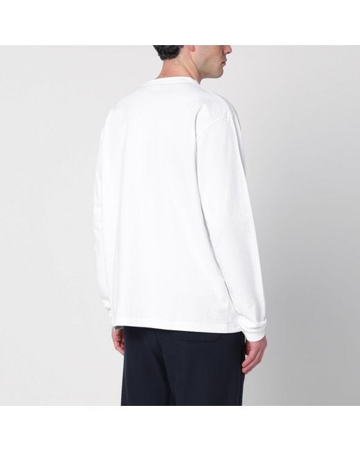 Champion White Long-Sleeved T-Shirt for men
