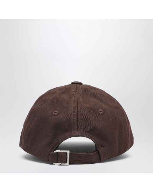 Jacquemus Brown Gadjo Baseball Cap for men