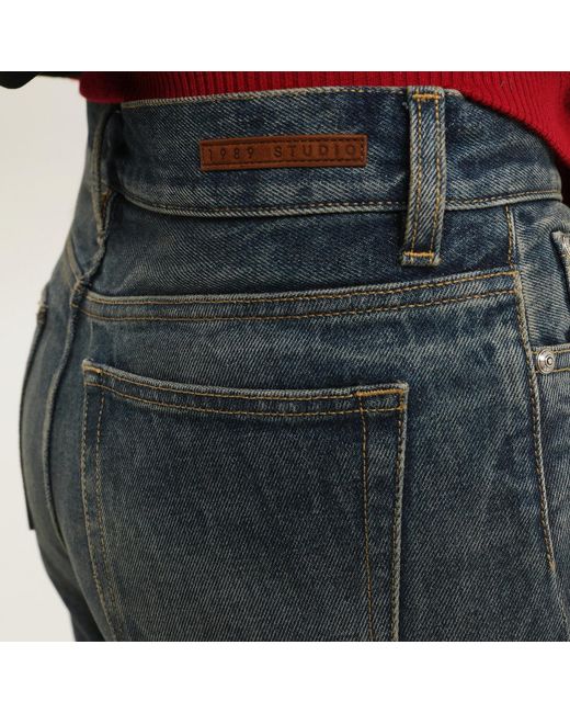 1989 STUDIO Gray Old Setter Denim Pants