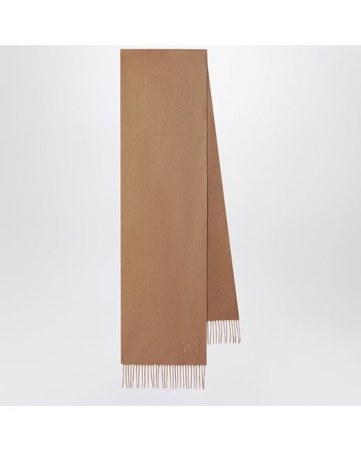 Sciarpa Color Cammello di Max Mara in Brown