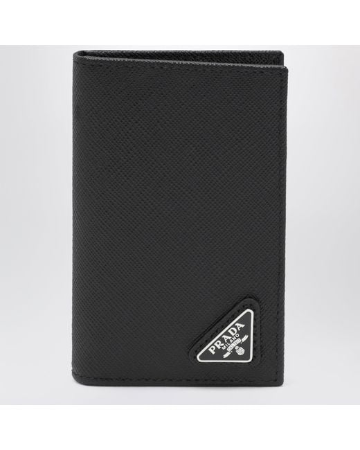 Prada Black Vertical Wallet for men