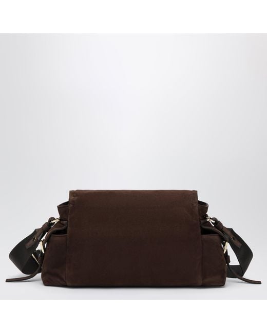 Borsa A Spalla Explore Medium Moro di Prada in Brown