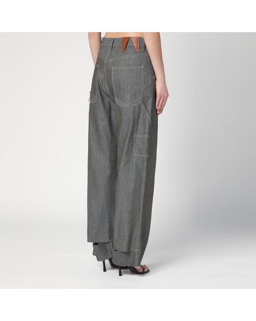 DARKPARK Gray Graue Hose Lisa Aus Baumwolle