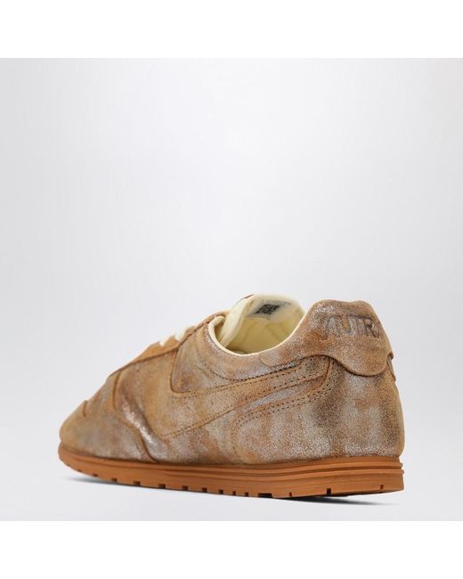 Autry Brown Metallic Ivory Windspin Sneaker