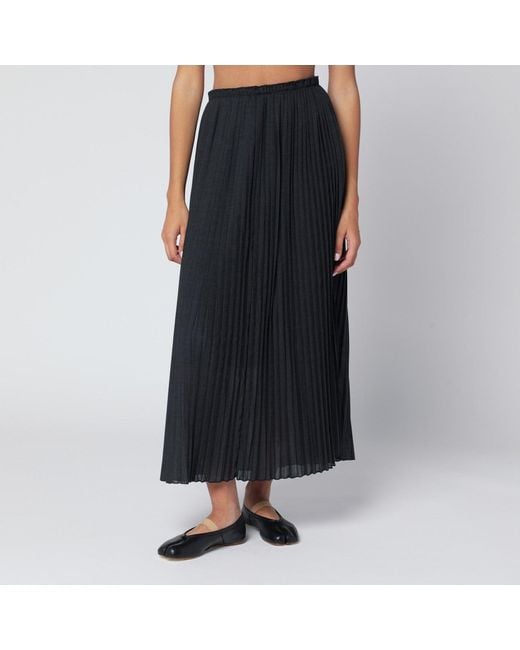 MKDT STUDIO Black Nadja Atelier Pleated Skirt