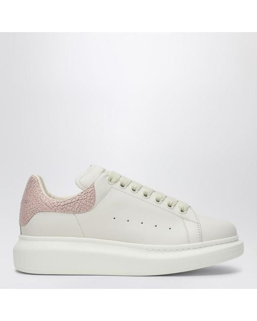 Basket Oversize Blanche/Rose Alexander McQueen en coloris White