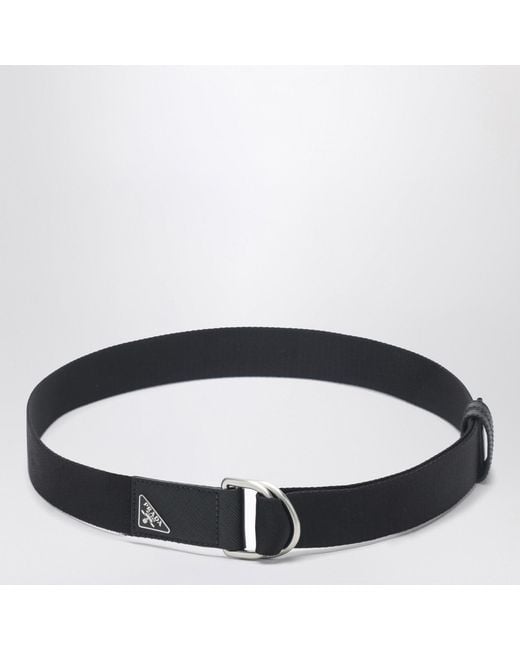 Prada Brown Re-Nylon Web Belt for men