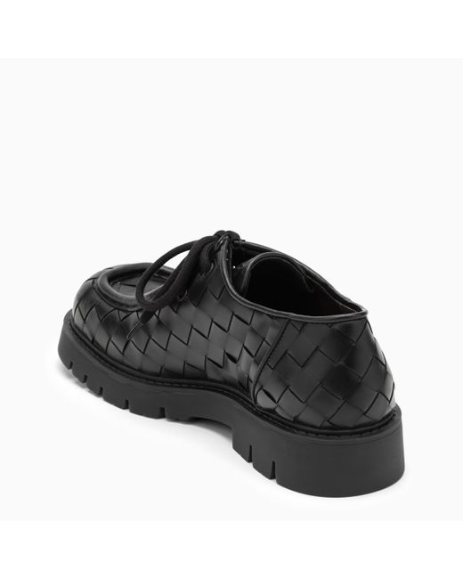 Bottega Veneta Black Haddock Lace-up Shoes for men