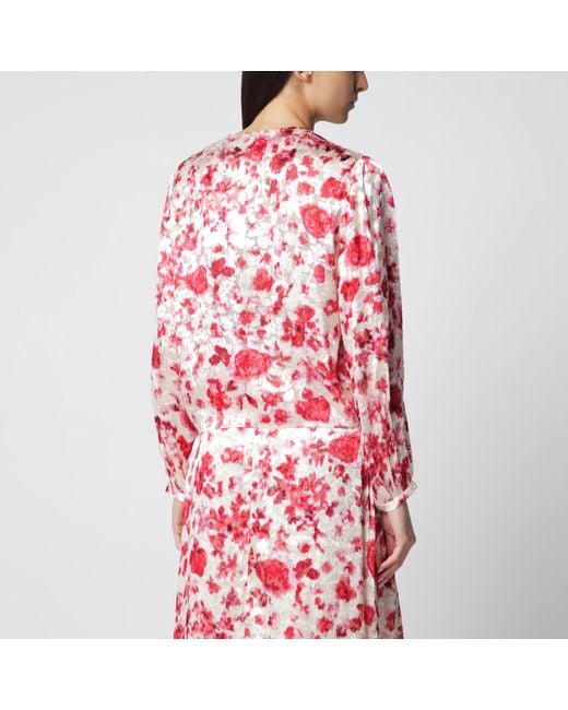 Isabel Marant Red Firma Blouse