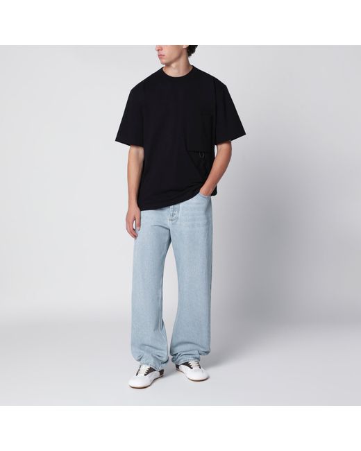 Bottega Veneta Blue Wide-Leg Jeans for men
