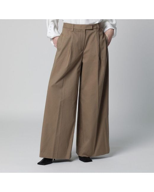 Thelatest Brown Cognac Cotton Deva Trousers
