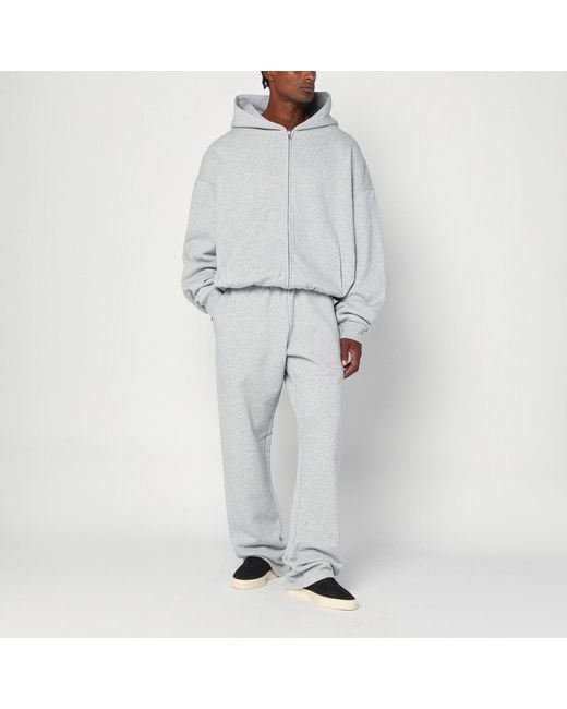 Entire studios Gray Zip Cotton Sweatshirt for men