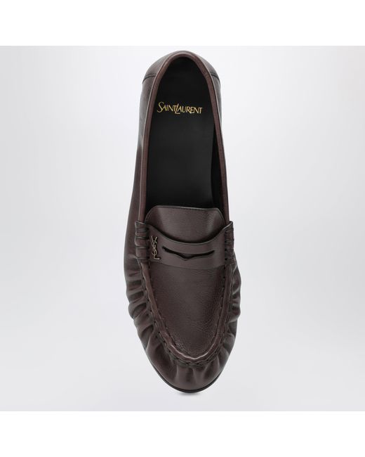 Saint Laurent Black Le Loafer Leather Loafers for men
