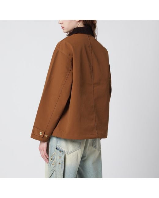 Carhartt Brown W' Clark Jacket Hamilton/Tobacco