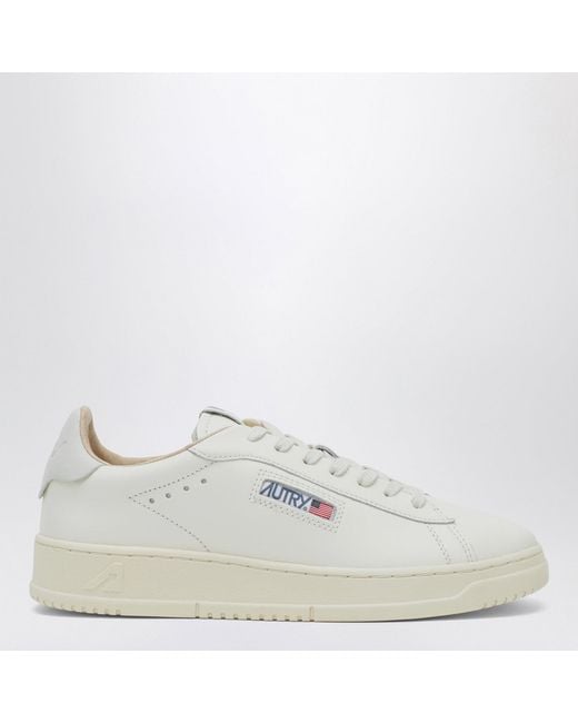 Autry White Dallas Low Sneakers for men