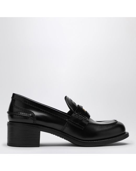 Miu Miu Black Penny Loafer