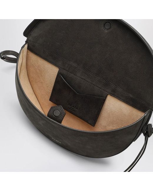 Marsupio east west antracite in nabuk di Alaïa in Black