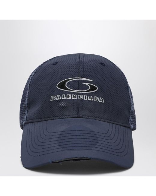 Balenciaga Loop Sports Icon Mesh Baseball Cap in Blue for Men | Lyst