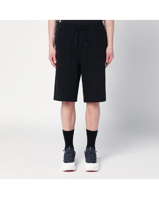 Short in cotone di MONCLER X FRGMT in Black da Uomo