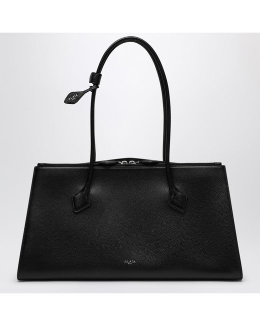 Alaïa Black Le Teckel Leather Tote Bag