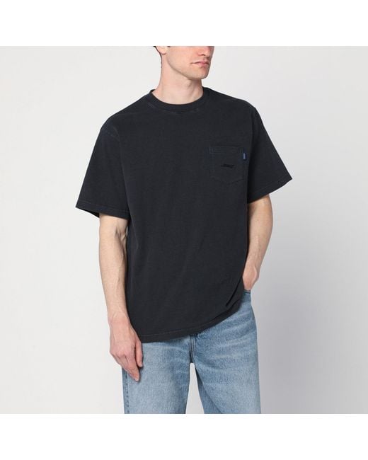 AWAKE NY Black Cotton T Shirt for men