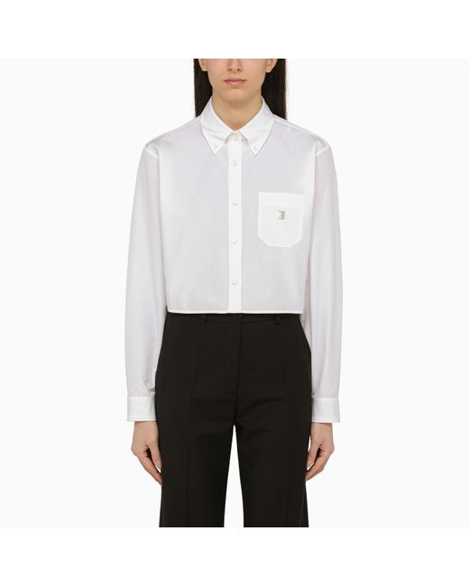 Givenchy White Short Cotton Shirt