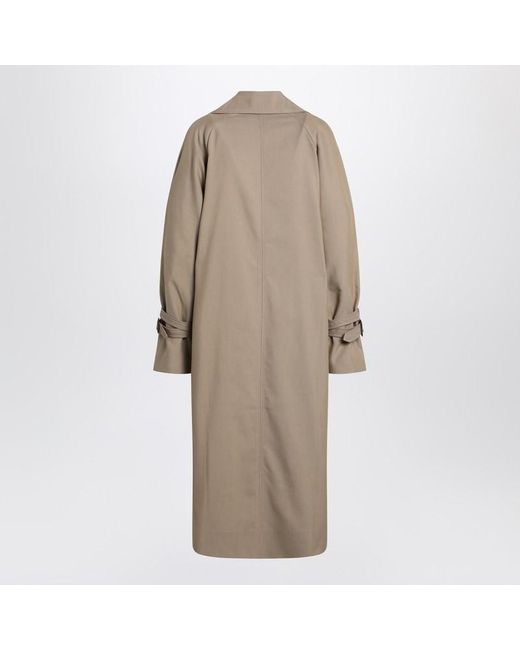 Trench-Coat Double Boutonnage En Coton Mélangé Totême  en coloris Natural
