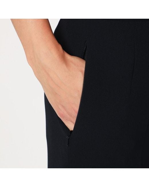 Dries Van Noten Blue Trousers With Slits And Buttons