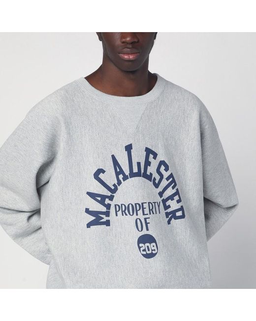 Champion Gray Sweatshirt True To Archive Reverse Weave for men